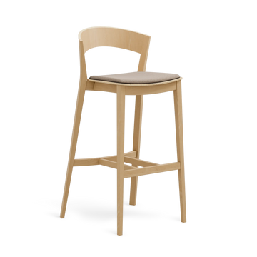 Archer H-4800 Seat Uph Back Wood SH800