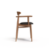 Yesterday B-4101 Seat Uph Back Wood