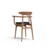 Yesterday B-4101 Seat Uph Back Wood