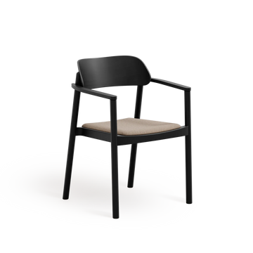 Nimm B-4590 Seat Uph Back Wood