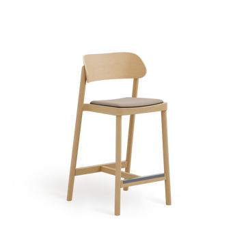 Nimm H-4590 Seat Uph Back Wood SH670