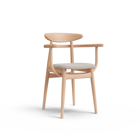 Yesterday B-4101 Seat Uph Back Wood