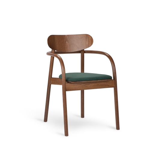 La Benda B-2960 Seat Uph Back Wood