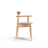 Yesterday B-4101 Seat Uph Back Wood
