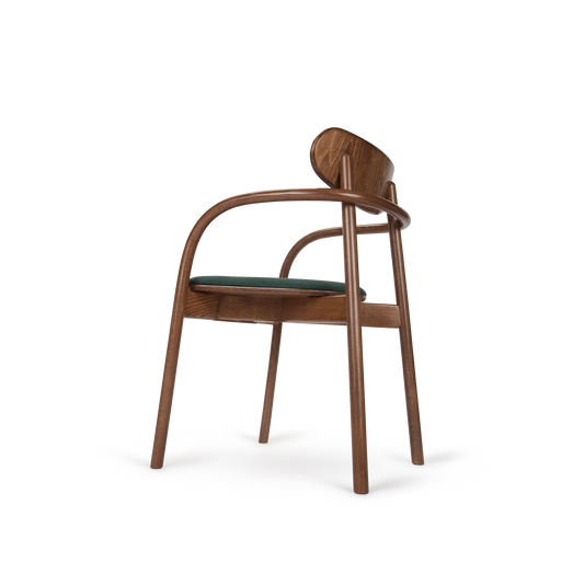 La Benda B-2960 Seat Uph Back Wood