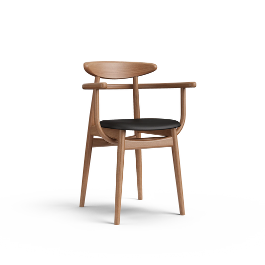 Yesterday B-4101 Seat Uph Back Wood