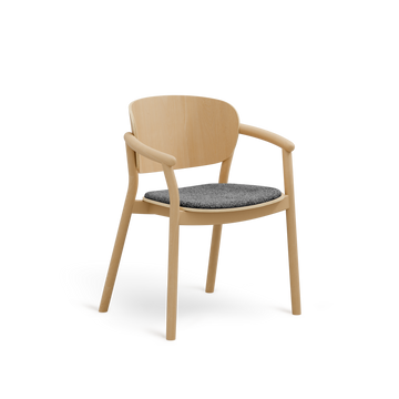 BIZO B-2634 Seat Uph Back Wood