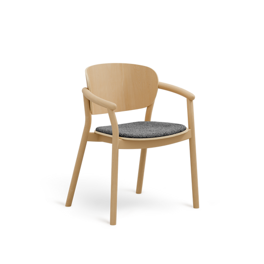 BIZO B-2634 Seat Uph Back Wood