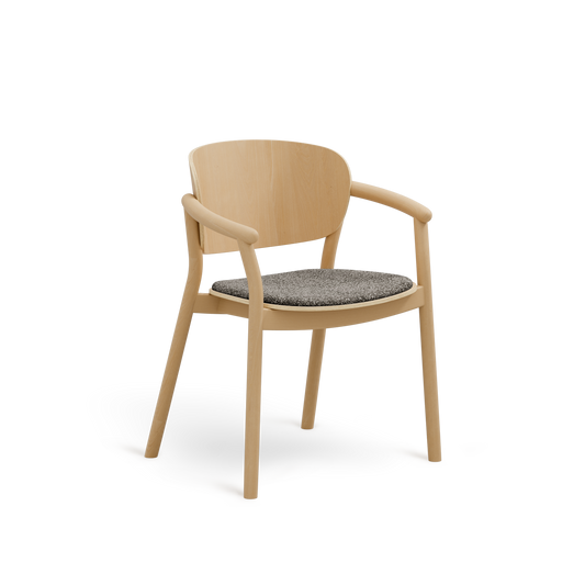 BIZO B-2634 Seat Uph Back Wood
