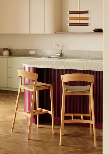 Archer H-4800 Seat Uph Back Wood SH800