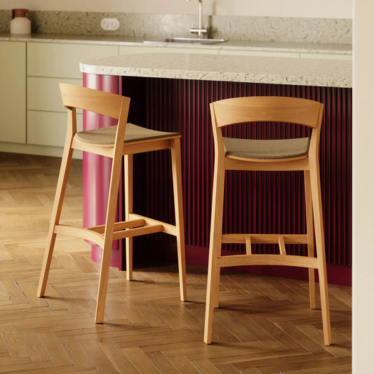 Archer H-4800 Seat Uph Back Wood SH800