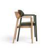 Nimm B-4590 Seat Uph Back Wood