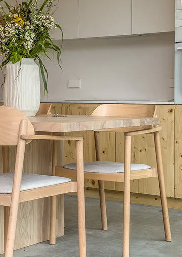 Nimm A-4590 Seat Uph Back Wood